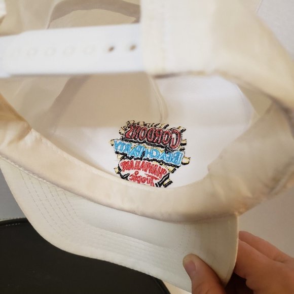 Vtg Hawaiian Tropic Hat Cap Gordon's Beach Party Logo Tanning Lotion Snapback - Picture 11 of 11